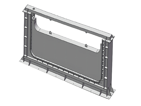 定邊縣液動下開式堰門